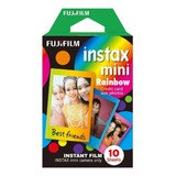 Filme Fujifilm Instax Mini 8 9 10 11 12 C/10 Fotos - Rainbow