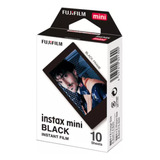 Filme Instantâneo Fujifilm Black Instax Mini - 10 Fotos