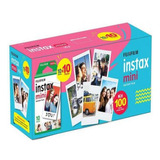 Filme Instantâneo Instax Mini Com 100 Poses Fujifilm