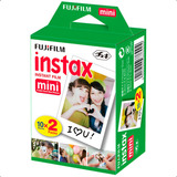 Filme Instax Mini Instantâneo Fujifilm Pack Com 20 Fotos