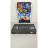 Filme Vhs Desenho A Pequena Sereia 2 Disney Dublado Fita