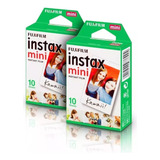Filmes Instax 20 Kit Fotos Camera Mini Link Fujifilm 11 9 8