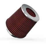 Filtro Ar Esportivo K&n Universal Duplo Fluxo 3 / 3,5/ 4 Pol