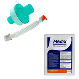 Filtro Bacteriano Respiratório Hmef Ventilação Mecânic Medix