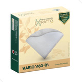 Filtro Branco Natural P/ Coador Hario V60 01 40 Und