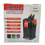 Filtro Canister Hopar Guv 906 - 800l\h Com Uv 7w Até 200l 220v