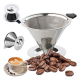 Filtro Coador Café Aço Inox Reutilizavel