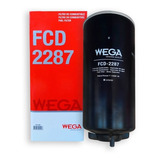 Filtro Combustível Diesel Blindado C/ Dreno Wega Trator 8970