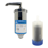 Filtro Copo Abs Com Refil Universal Para Torneira De Cozinha