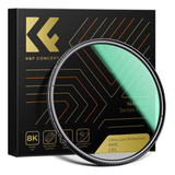 Filtro Cpl De 72 Mm K&f Concept 0,1% De Reflexão Ultrabaixa