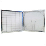 Filtro De Aço P/ Cabines De Pintura 01 Peça 50x50x25cm Ar