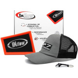 Filtro De Ar Esportivo Inflow Renault Clio | Duster | Logan | Sandero | Megane | Scenic | Symbol | Nissan Livina Hpf6600