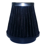 Filtro De Ar Esportivo Moto Bocal 50mm 10cm Altura Preto