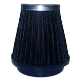 Filtro De Ar Esportivo Moto Bocal 50mm 10cm Altura Preto