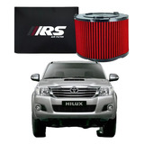 Filtro De Ar Esportivo Rs Toyota Hilux 2.5 3.0 Tdi 2005-2015