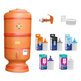 Filtro De Barro Sp 10 Litros 2 Velas E 2 Boias Vela Alcalina