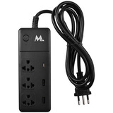 Filtro De Linha Mtek Sps-6 3 Tomadas + 2 Usb + 1 Usb Tipo-c