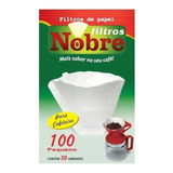 Filtro De Papel Para Café Pequeno 100 Nobre Com 30 Filtros