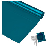 Filtro Gelatina Para Iluminação E Estúdio - Azul Turquesa #8