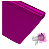 Filtro Gelatina Para Iluminação E Estúdio - Rosa #208 (100cm