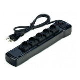 Filtro Linha 5 Tomadas Bivolt Preto Fiolux