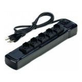 Filtro Linha 5 Tomadas Bivolt Preto Fiolux