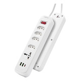 Filtro Linha Extensão 4t 2 Usb 1 Pd 1 Universal Bivolt