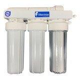 Filtro Osmose Reversa E Deionizador 100gpd Mb400 Completo