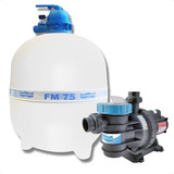 Filtro Para Piscina Fm-75 Com Bomba Bmc 150 1,5 Cv Sodramar