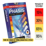 Filtro Phasis Parar De Fumar Kit 4 Piteiras Nova Embalagem