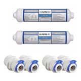 Filtro Refil Side By Side Completo Com Par De Conectores 2un