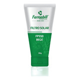 Filtro Solar Fps 50 Ppd 20 Bege (pele Morena) Biobase 30g