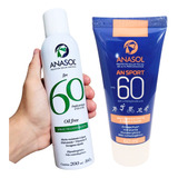 Filtro Solar Rosto Sport Fps 60 E Aerosol De Corpo Promoção