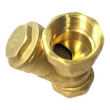 Filtro Y Latão Dn32 1.1/4 Tela Em Aço Inox 