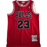 Finals Bulls 23# Retro Basquete Camisa Vermelha 1