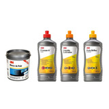 Finesse + Auto Brilho + Liquido Lustrador + Massa De Poli 3m
