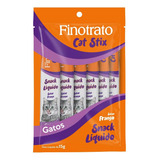 Finotrato Cat Stix Combo C/6 Unidades De 15g Sabor Frango