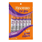 Finotrato Cat Stix Combo C/6 Unidades De 15g Sabor Frango