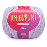 Fio Amigurumi Circulo Colorido Crochê Tricô 254 Metros Cor Lilás-candy-6006