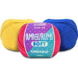 Fio Amigurumi Soft Círculo Crochê - Kit C/10 Unidades