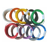 Fio Cabinho Flexível Cobre 0,30mm Com 10 M De 10 Cores 100m