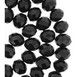 Fio De Cristal - Preto - 10mm [01 Fio]