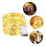 Fio De Fada Cordão Luz 100 Leds 10 Metros Halloween Natal
