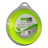 Fio De Nylon Para Roçadeira 1,8mm Redondo 156m Duraline Cor Verde