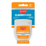 Fio Dental Classicfloss Menta 90m C Cera Powerdent