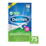 Fio Dental Dentek Advanced Triple Clean Floss - 75 Unidades