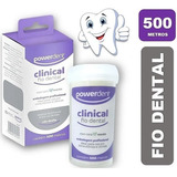 Fio Dental Dentes 500m Menta Powerdent Econômico Clinical