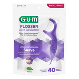 Fio Dental Flosser Ultra Deslizante Gum