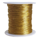 Fio Dourado Cordão Dourado Tag Papelaria Artesanato 50m