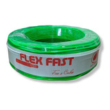Fio Elétrico Cabo Flexível 6,0mm Azul Rolo 50 Metros 750v Cor Da Cobertura Verde